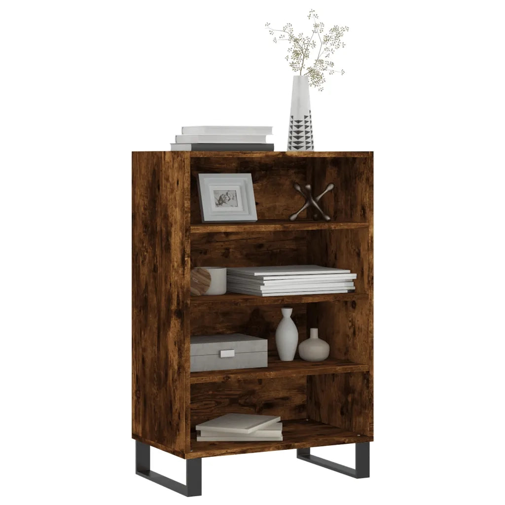 Credenza-Buffet-Armadio da cucina Rovere Fumo 57x35x90 cm in Legno Multistrato
