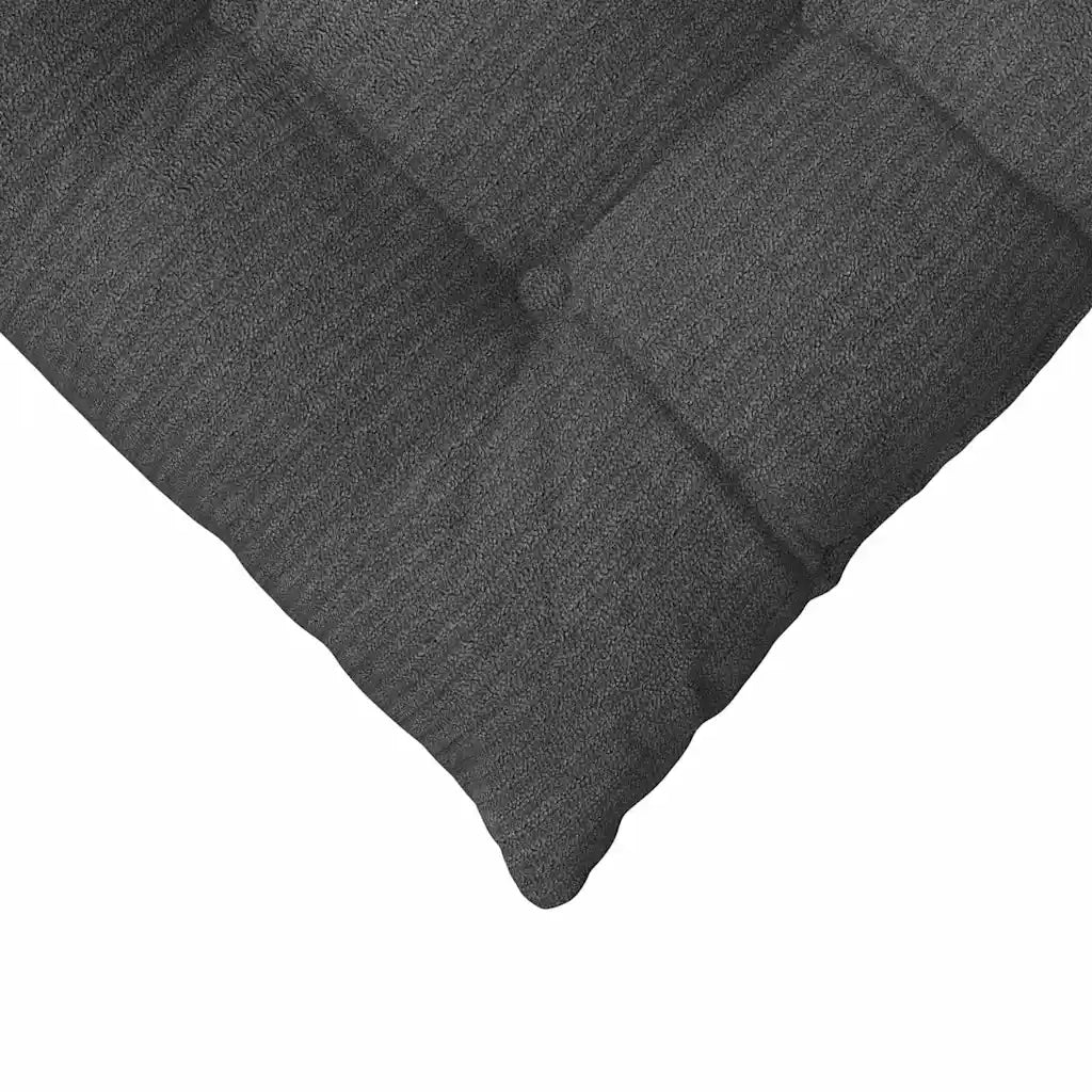 Cuscini per Seduta 4 pz | Cuscini per sedie Grigio scuro 40 x 40 x 6 cm