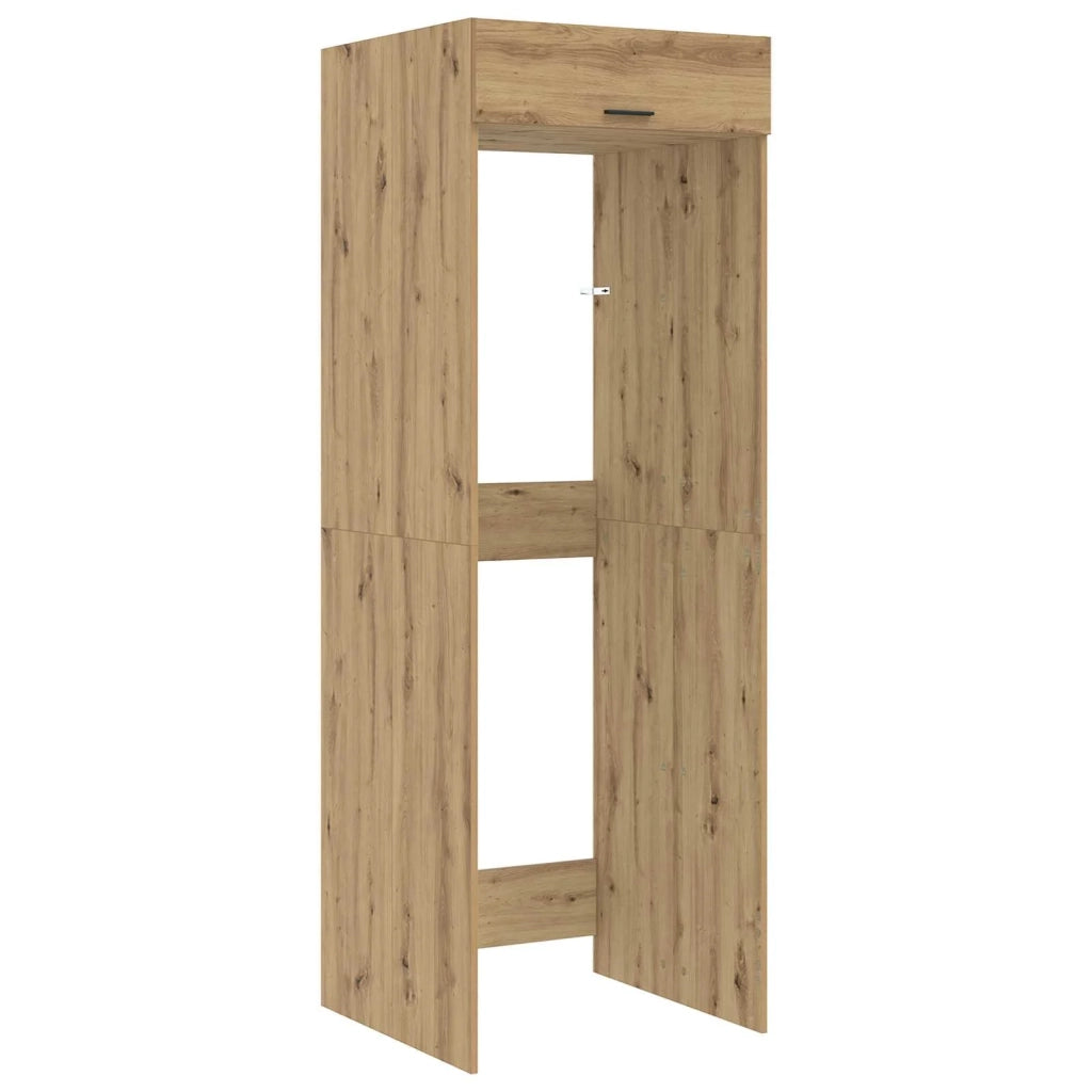 Mobiletto per lavatrice Rovere artigianale 67,5 x 68 x 200 cm 3422791