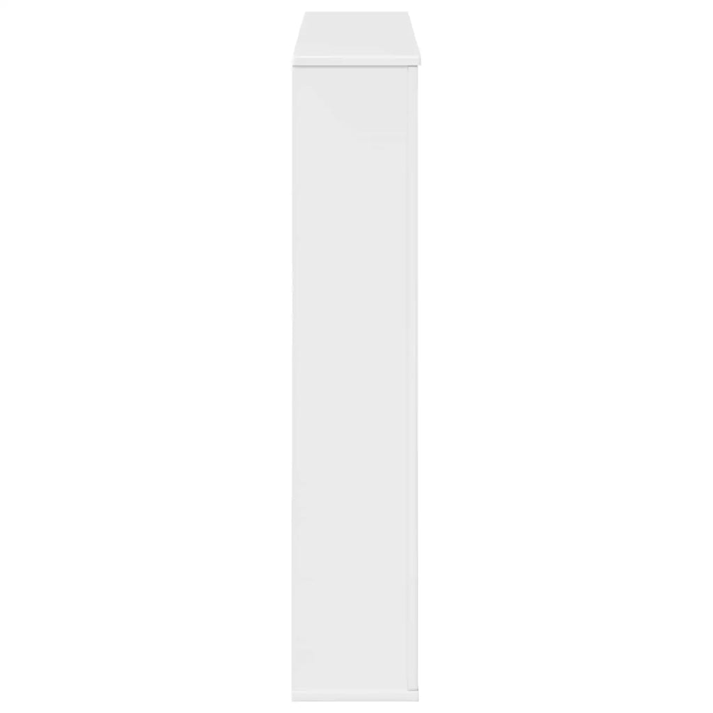 Cornice per camino Bianco Lucido 100 x 20 x 100 cm 8006619