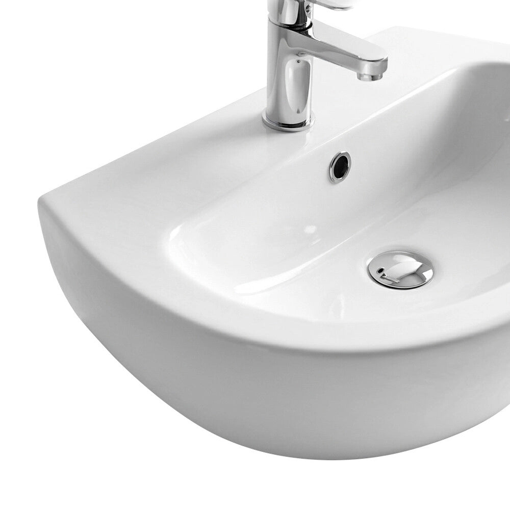 Lavabo sospeso 55 cm bianco lucido Demy Dolomite