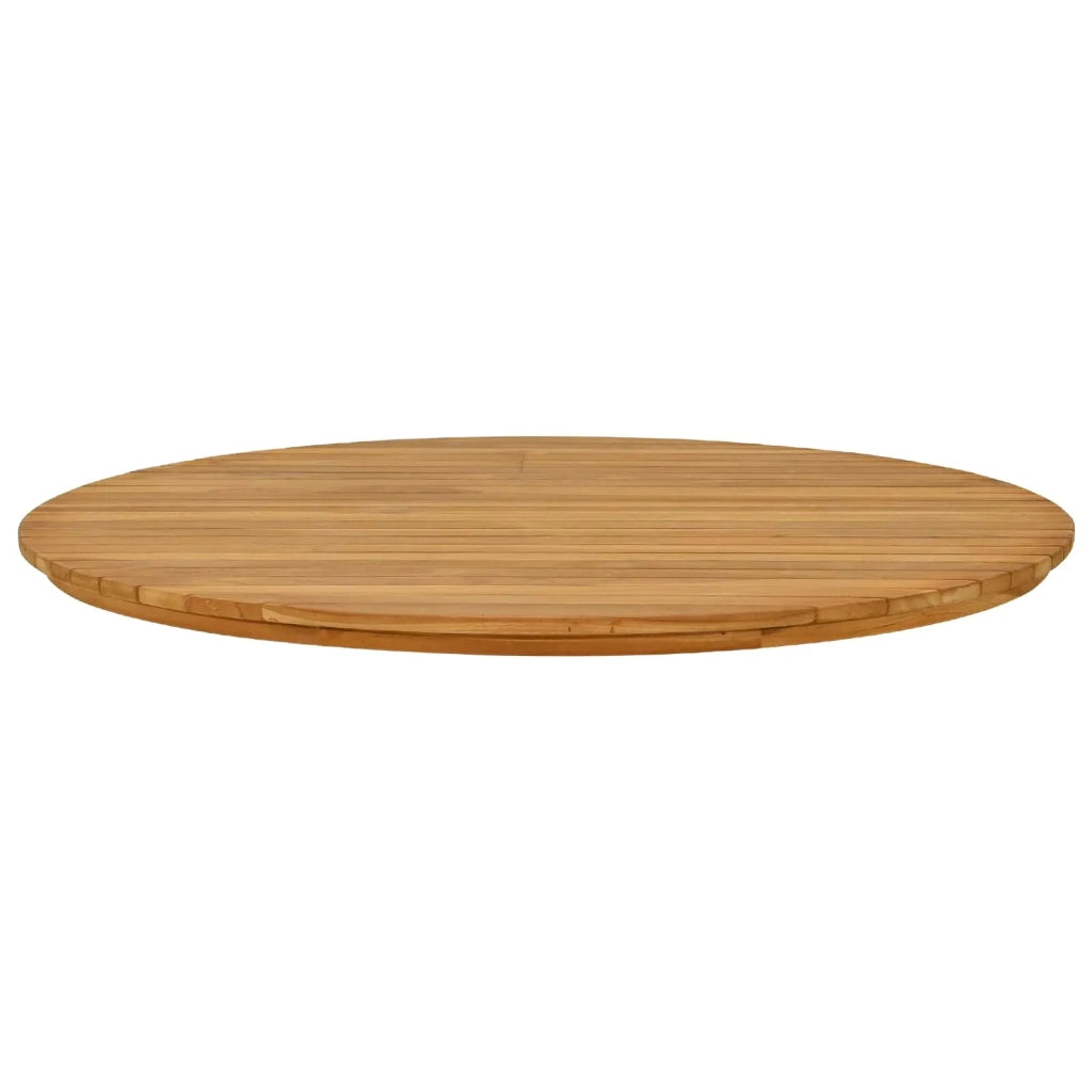 Piano del tavolo Ø 90 x 3,5 Rotondo Legno di teak solido 42033154