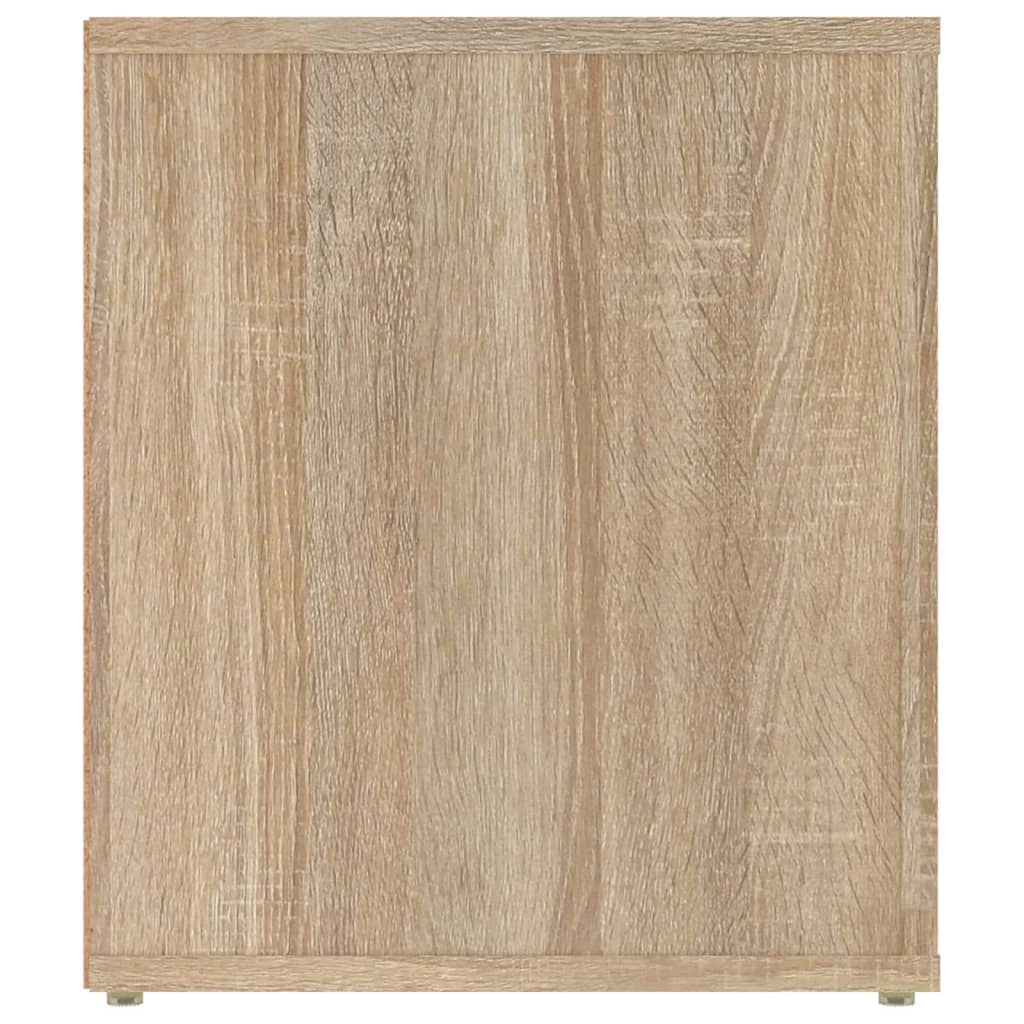 Mobile TV multimediale mensola TV credenza TV sala da pranzo soggiorno camera da letto rovere Sonoma 100 x 35 x 40 cm legno ingegnerizzato marrone 02_0027417
