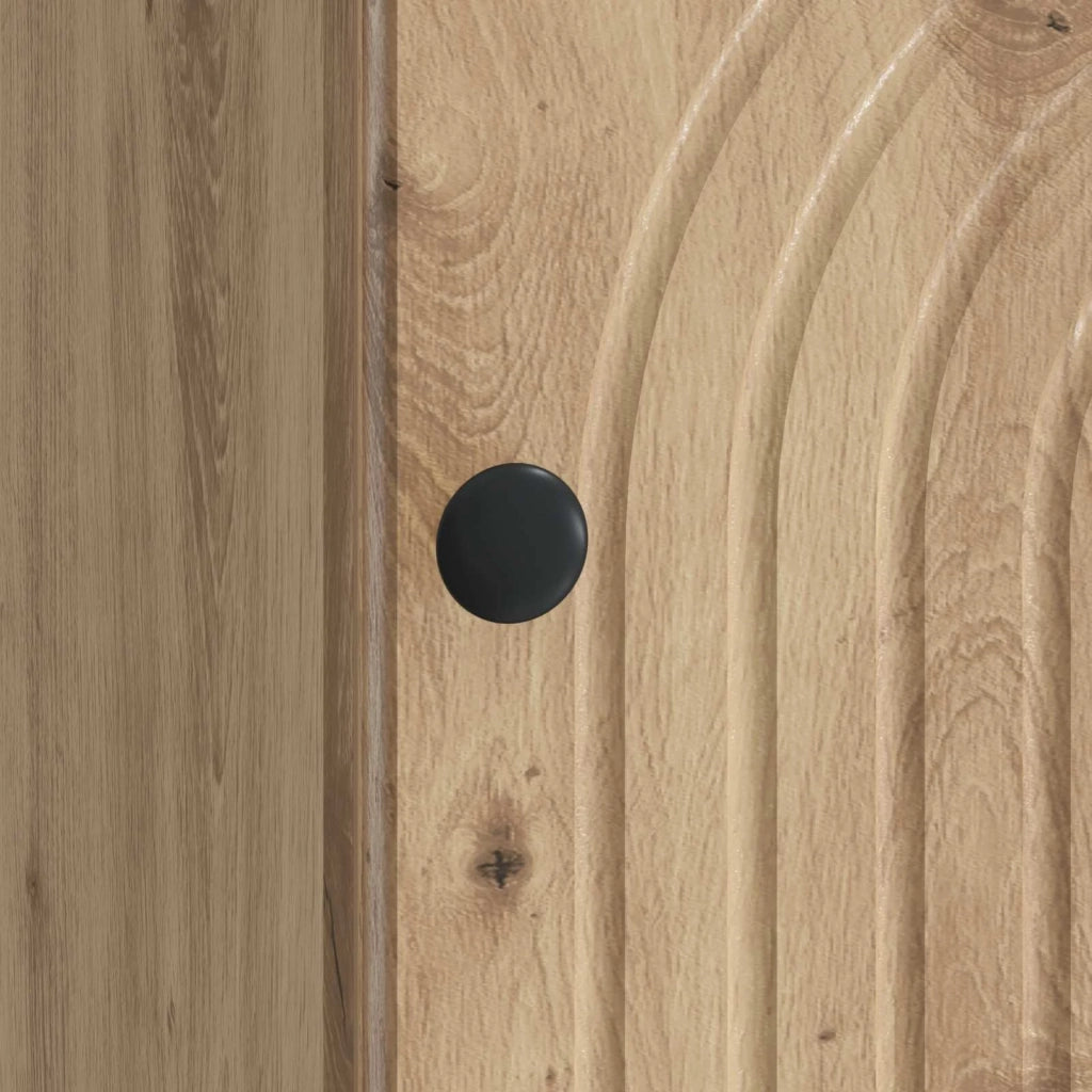 Armadio da Notte 2 pcs Rovere Artigianale 43 x 34,5 x 50 cm 894124