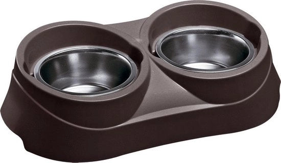 Duo Cibo Animale Borsa - 47 x 25 x 13 cm - 900ml - Assorti