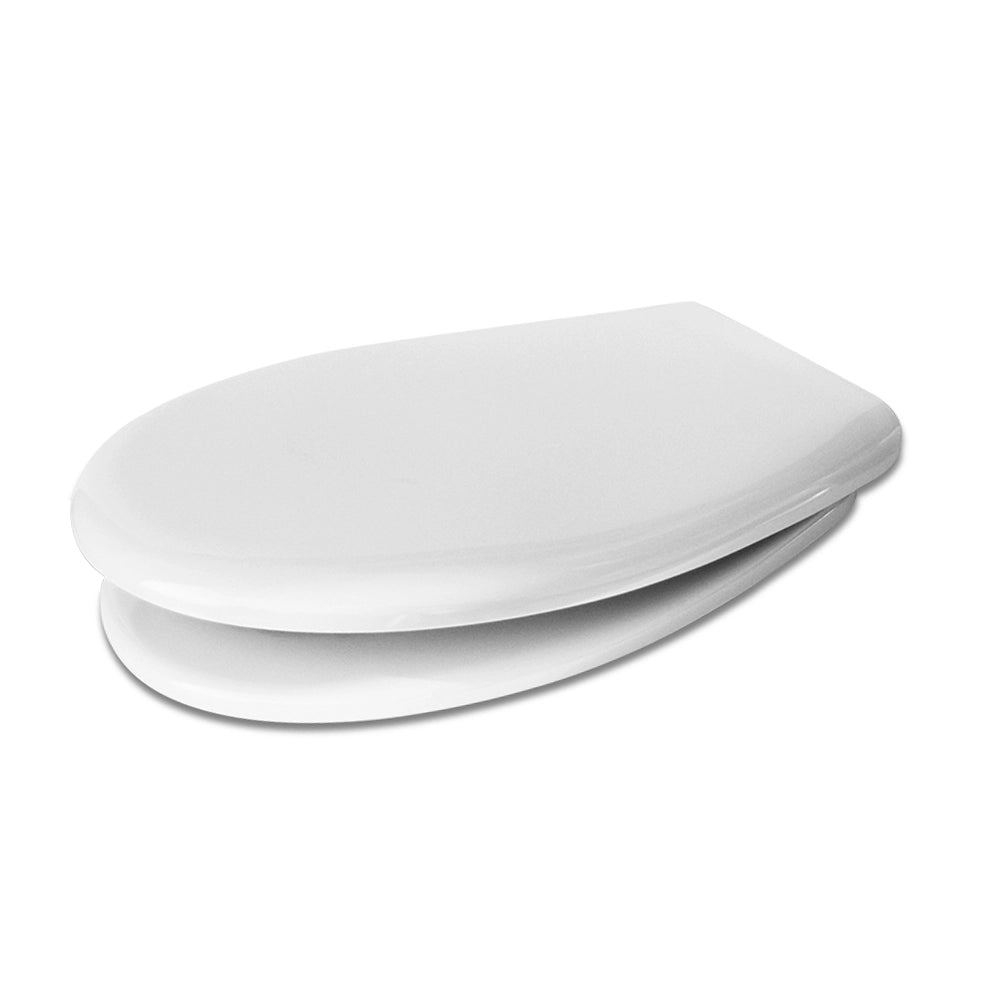 Sedile wc compatibile per sanitari Rak serie Karla in termoindurente bianco