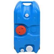 Serbatoio d'Acqua con Ruote per Campeggio 40 L Blu CFW6586949