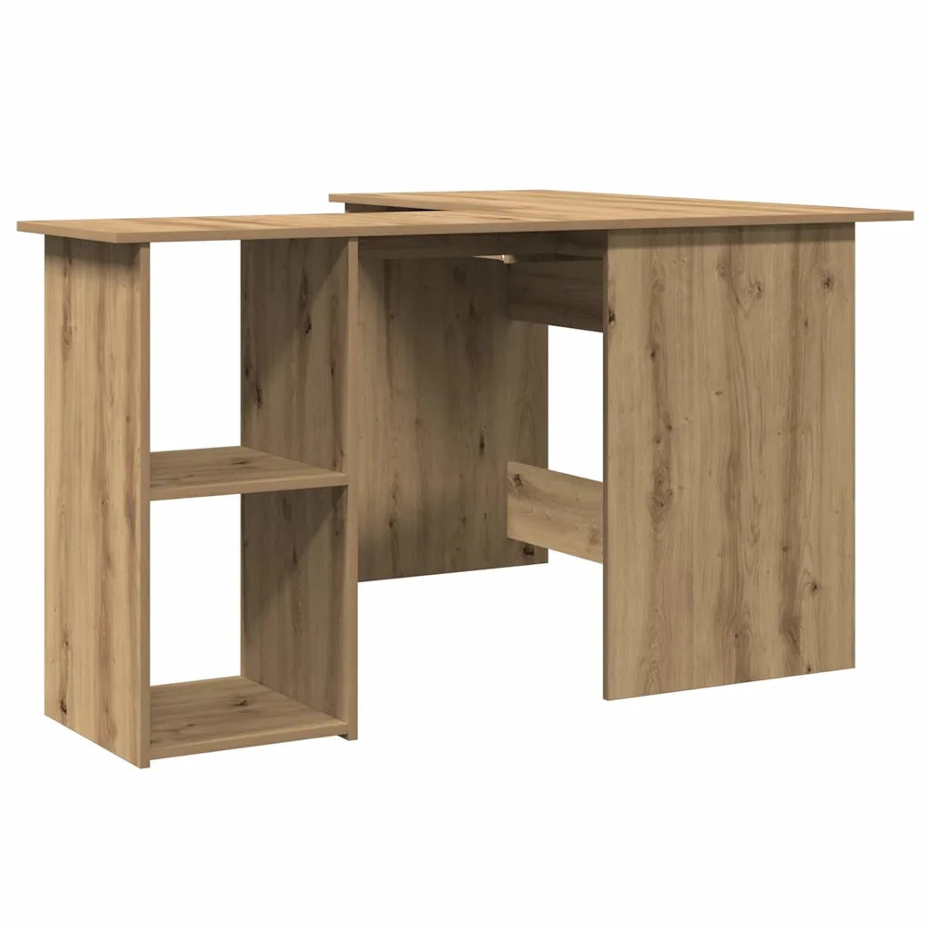 Scrivania | Tavolo da Ufficio Angolo Artigianale 120x140x75 cm Legno Multistrato