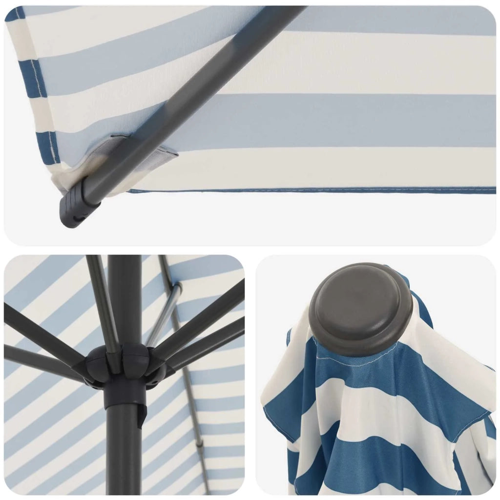 Ombrellone da giardino-Parasole da Giardino con Base 230 x 230 cm Poliestere 574466