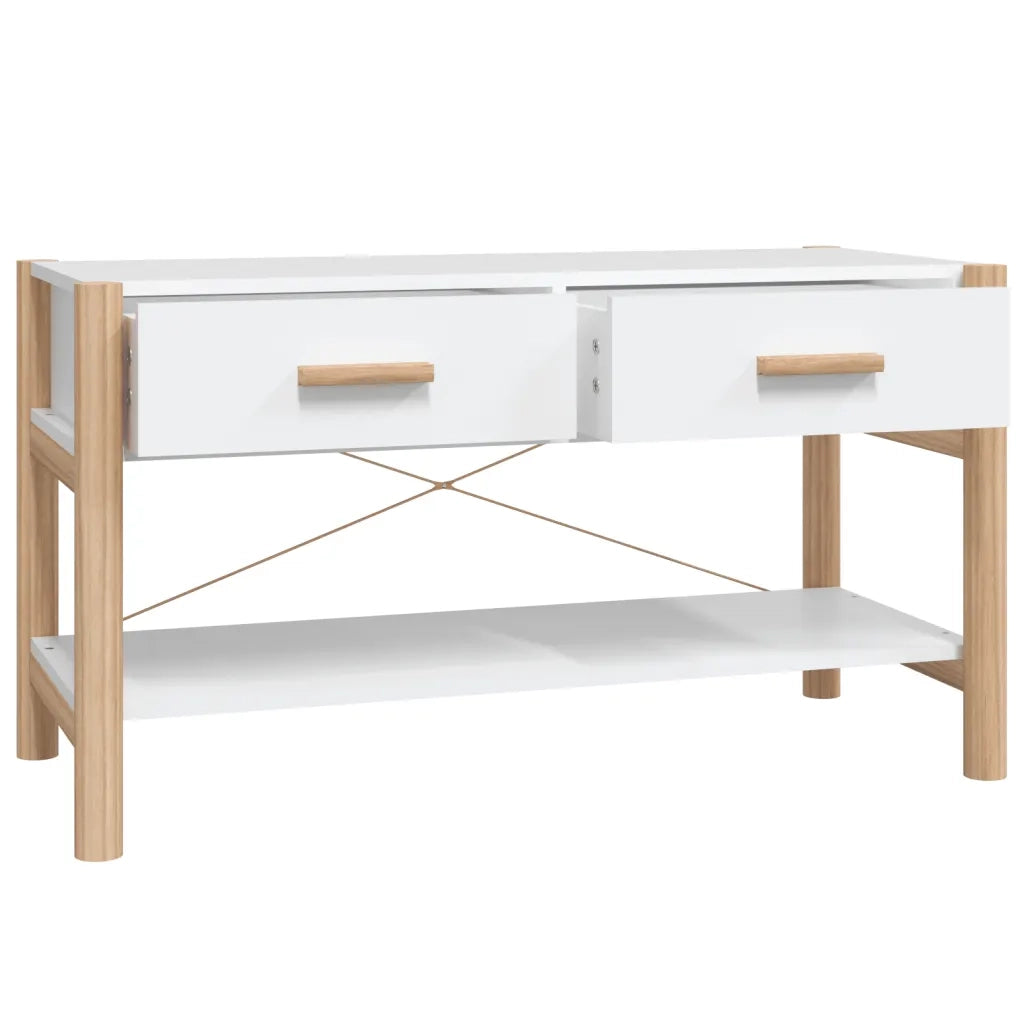 Mobile Porta TV Bianco 82x38x45 cm in Legno Multistrato 345660