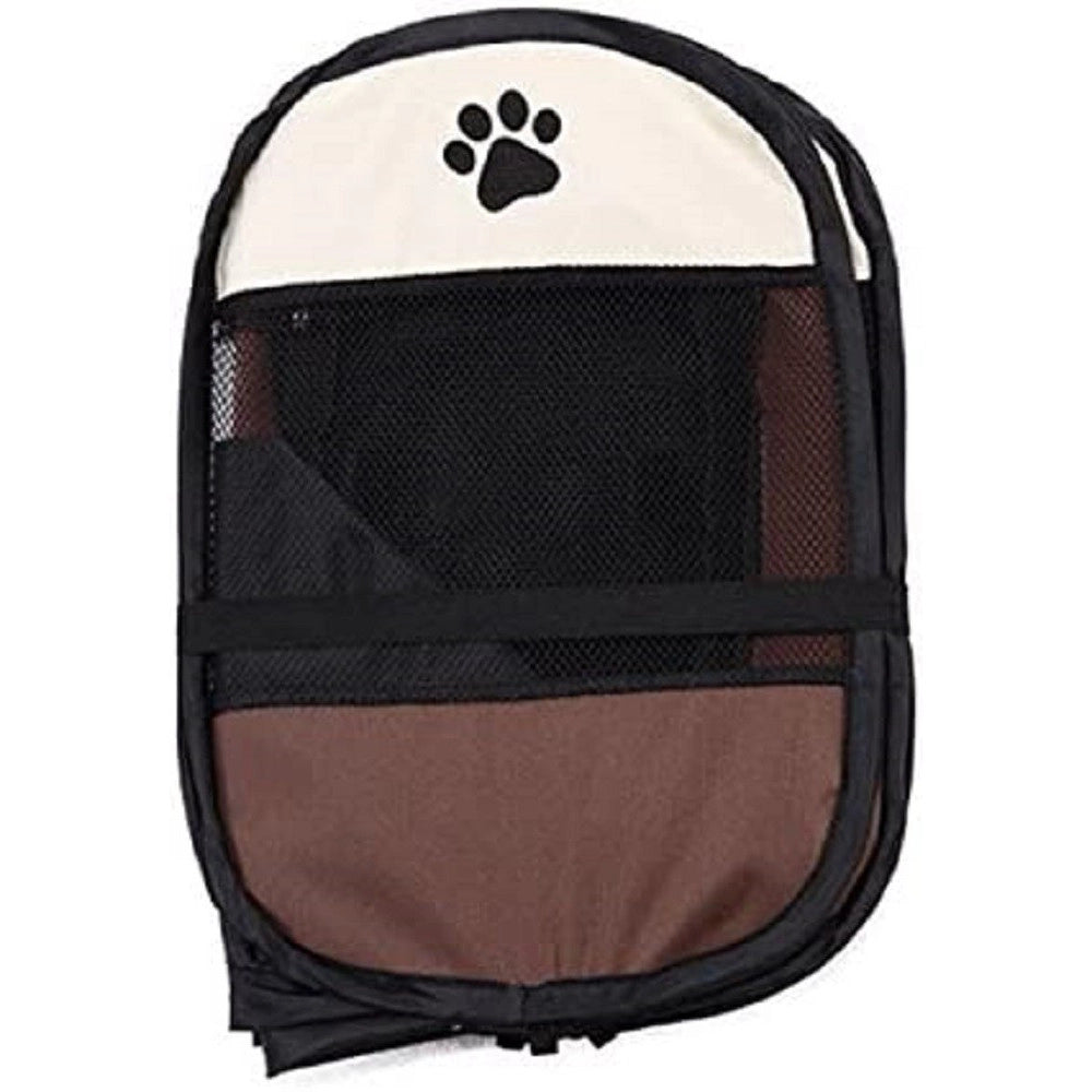 Trade Shop - Tenda Da Campeggio Pieghevole Per Animali Gabbia Per Cani Cucce Ottagono 75x75cm -
