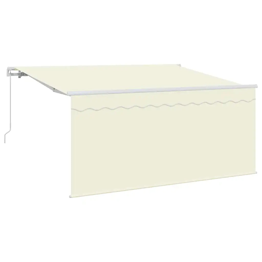 vidaXL Tenda Retrattile Crema 300 x 200 cm Tessuto