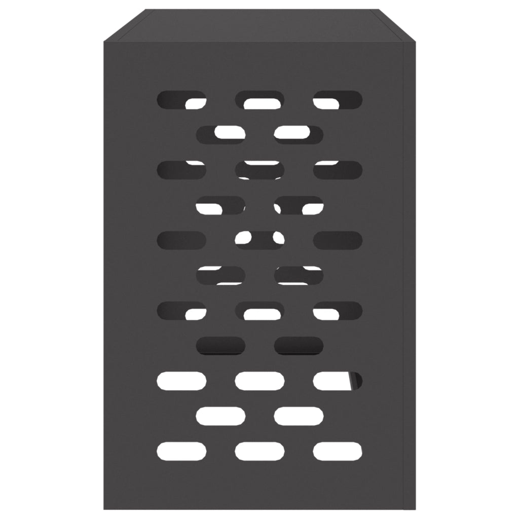 Copertura per condizionatori d'aria  nera 90x40x60 cm in acciaio