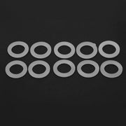 Set di gomme a tenuta 10 pezzi - Diametro esterno 37 mm - Diametro interno 24 mm - Spessore 3 mm - Resistente al calore e all'olio - Gomma a silicone