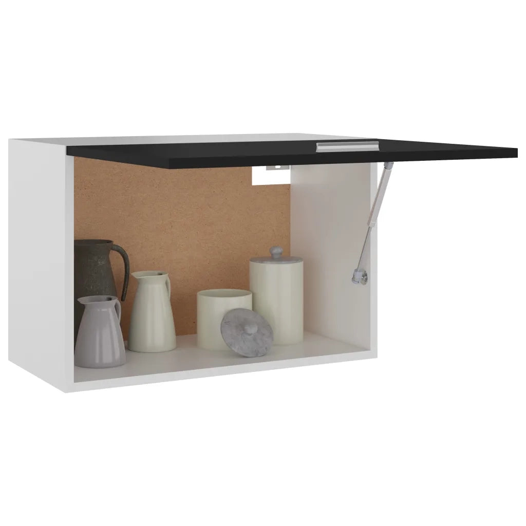 Mobile Pensile “Lyon” Nero 60x31x40 cm in Legno Multistrato 802514