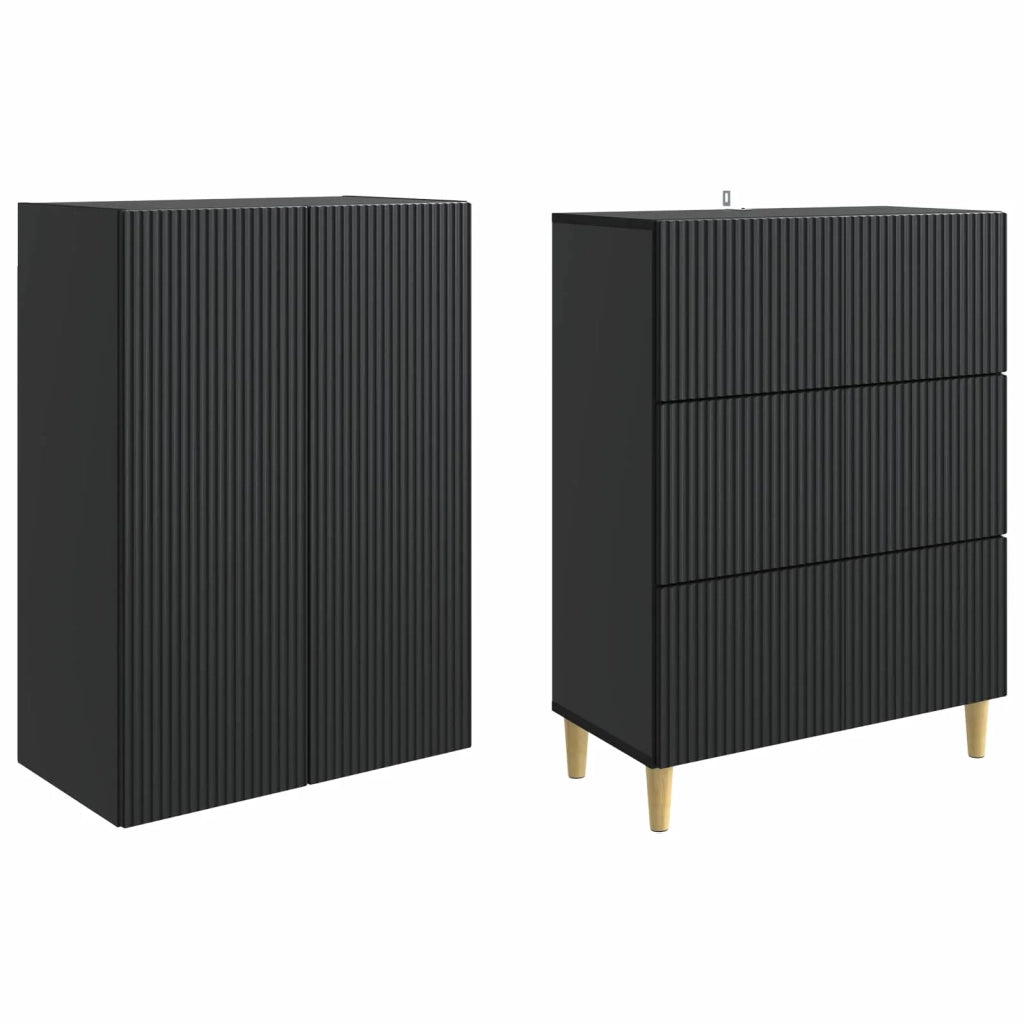 Set di armadi 2 pcs 66 x 34,5 x 90 cm Legno ingegnerizzato