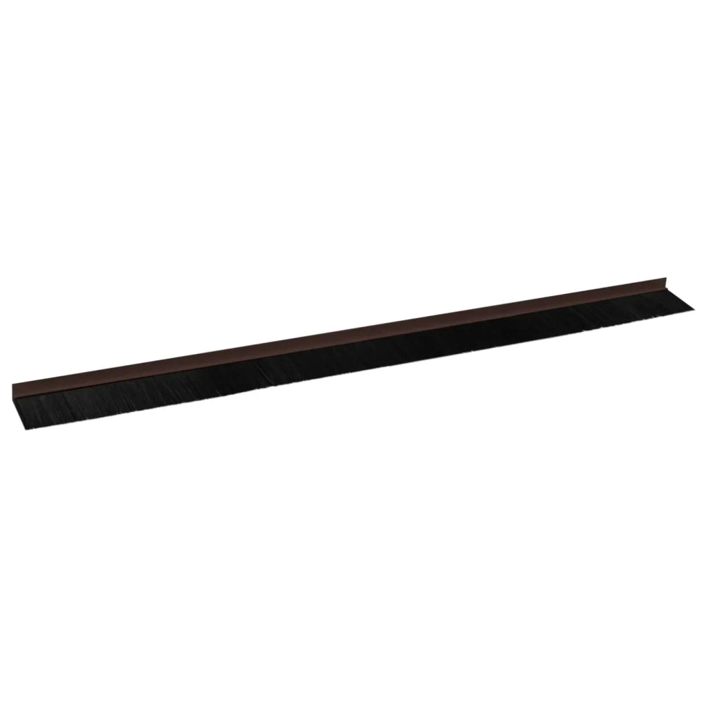Spazzole per porte autoadesive 2 pz Marrone 100 cm CFW9016671