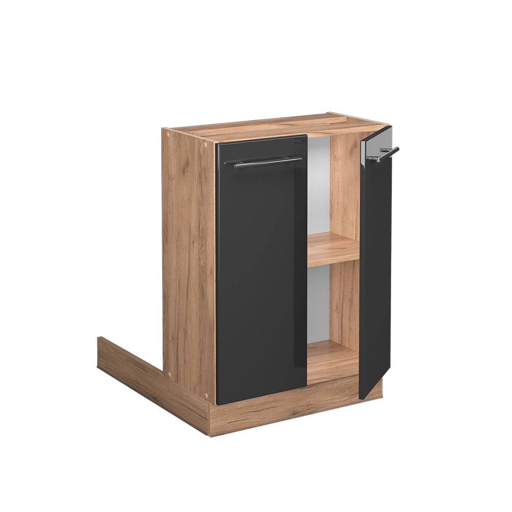 Vicco Isola cucina Antracite lucido 60 cm senza piano di lavoro