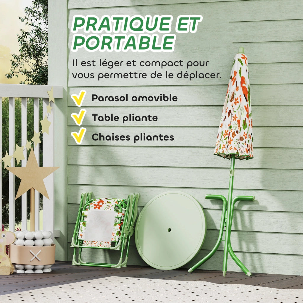 Set giardino bambini 4 pezzi ¨C zephmum ¨C motivo elefante e giraffa