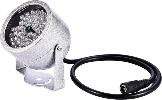 Illuminazione infrarossa acqua resistente per visione notturna - 48 LED IP-camera - sistemi di sicurezza CCTV.