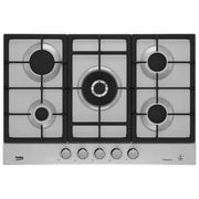 Beko HIAW75226SXE Acciaio inossidabile Da incasso 75 cm Gas 5 Fornello(i)