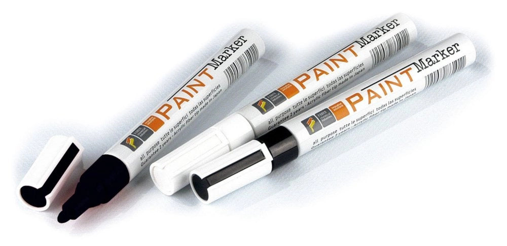 12pz pennarello paint marker nero cod:ferx.58032