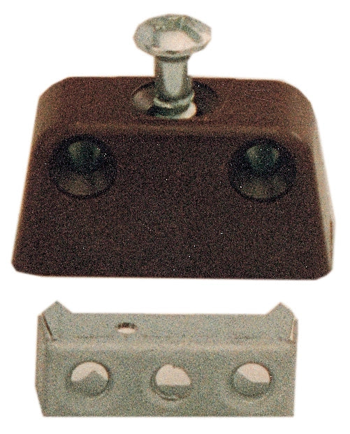 SC GIUNZIONE TRAPEZOIDALE MARRONE C/VITI 4 PZ- 1,0 pz