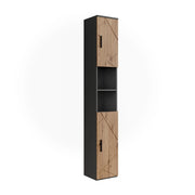 Vicco Mobile alto Antracite/Artisan 30 x 190 cm con 2 porte