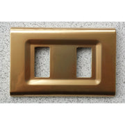 Trade Shop - Placchette Placche In Abs Serie Magic Elite Bticino Compatibili Color Copriprese - Oro Lucido -4 Fori     -