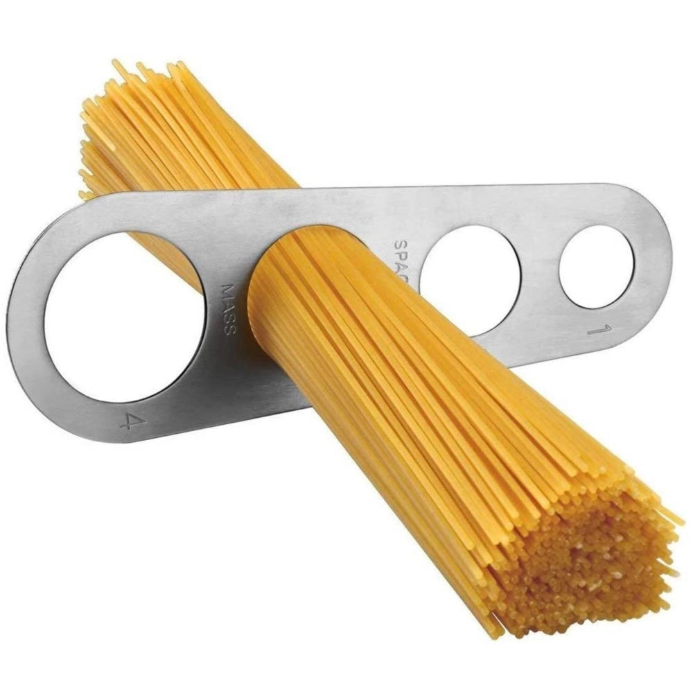 Trade Shop - Dosatore Misura Porzioni Pasta Spaghetti Acciaio 1- 4 Persone Accessori Cucina -
