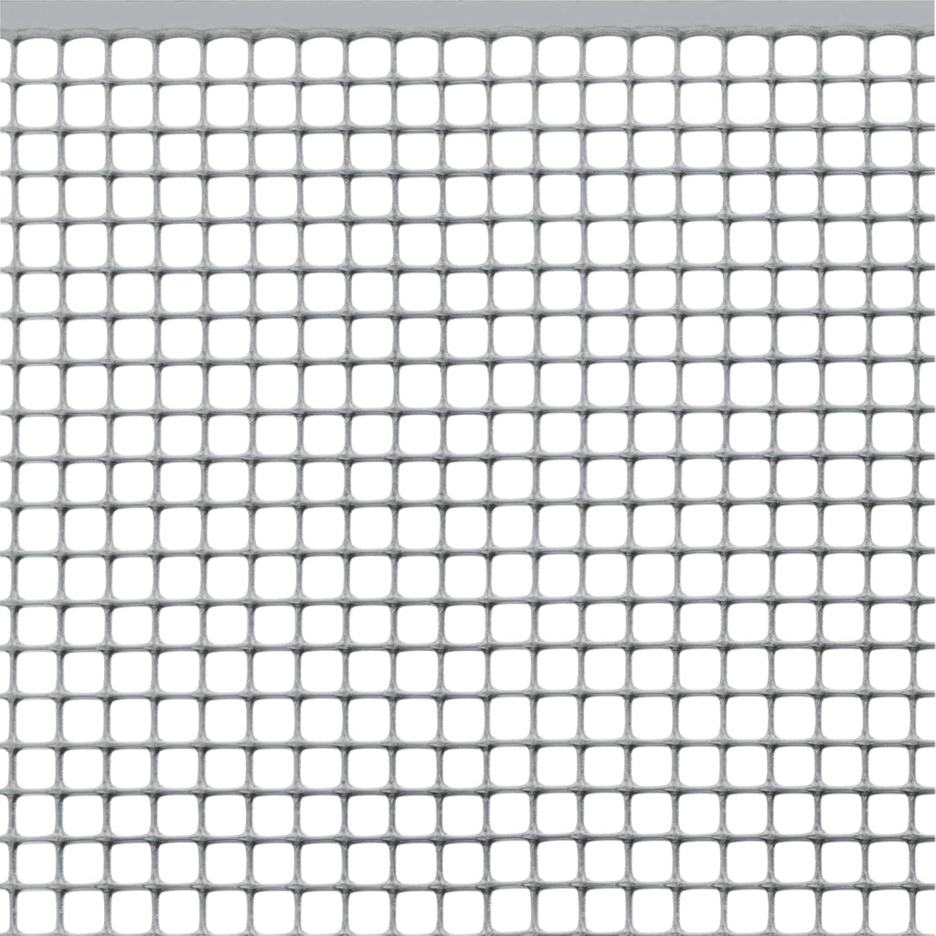 RETE DI PROTEZIONE 'QUADRA'  1,0x50 mt - colore argento  Rete Protettiva in Plastica a Maglia Quadrata per Balconi, Cancelli e Recinzioni