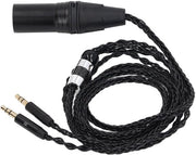 Cavo audio 4 pin - Cavo audio professionale - Qualità audio migliorata - 1,2 m - Adatto per diversi auricolari - Bassi migliorati e...