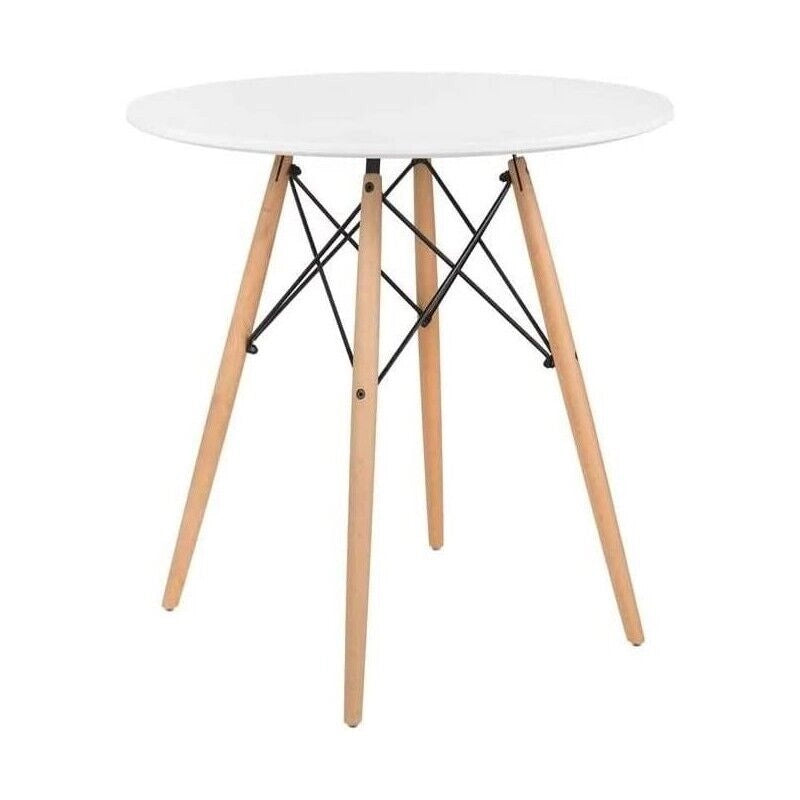 URBAN INDUSTRIALTAVOLO TDO IN MDF 80 X H74 CM IN COLORE BIANCO