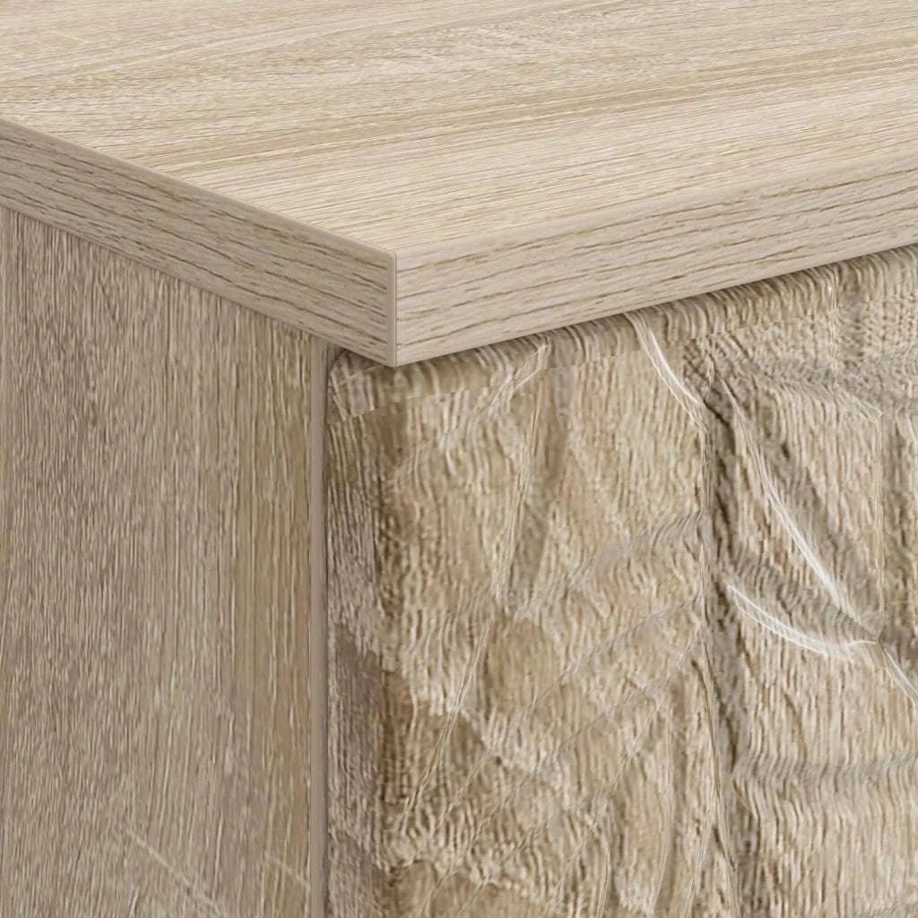 Scrivania Rovere Sonoma Legno ingegnerizzato 142,5 x 50 x 75 cm 3414614