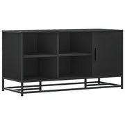 Scarpiera | Mobile per scarpe Nera 100x40x53,5 cm in Truciolato e Metallo
