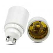 Trade Shop - Adattatore Convertitore Portalampada Riduzione Porta Lampade Da Gu10 A E27 Luce -