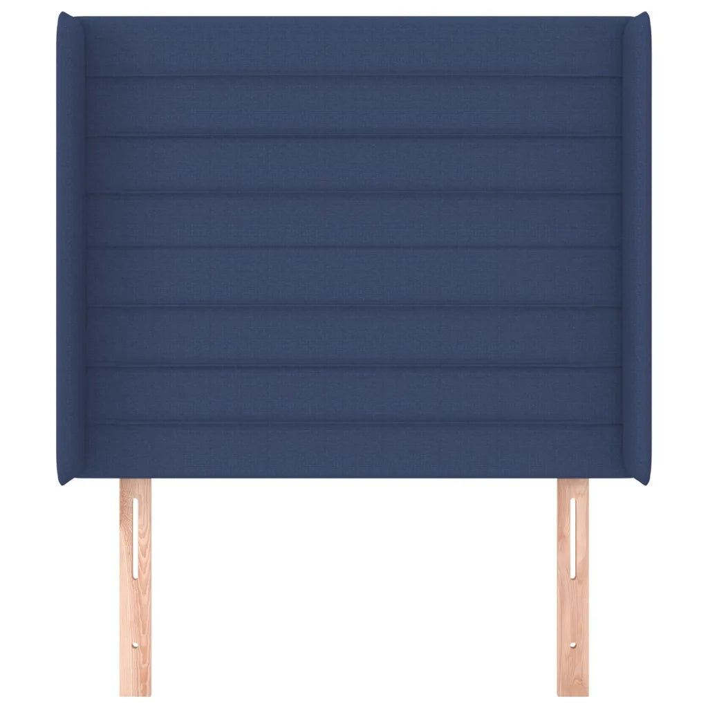 Testiera ad Orecchio Blu 103x16x118/128 cm in Tessuto cod mxl 34051