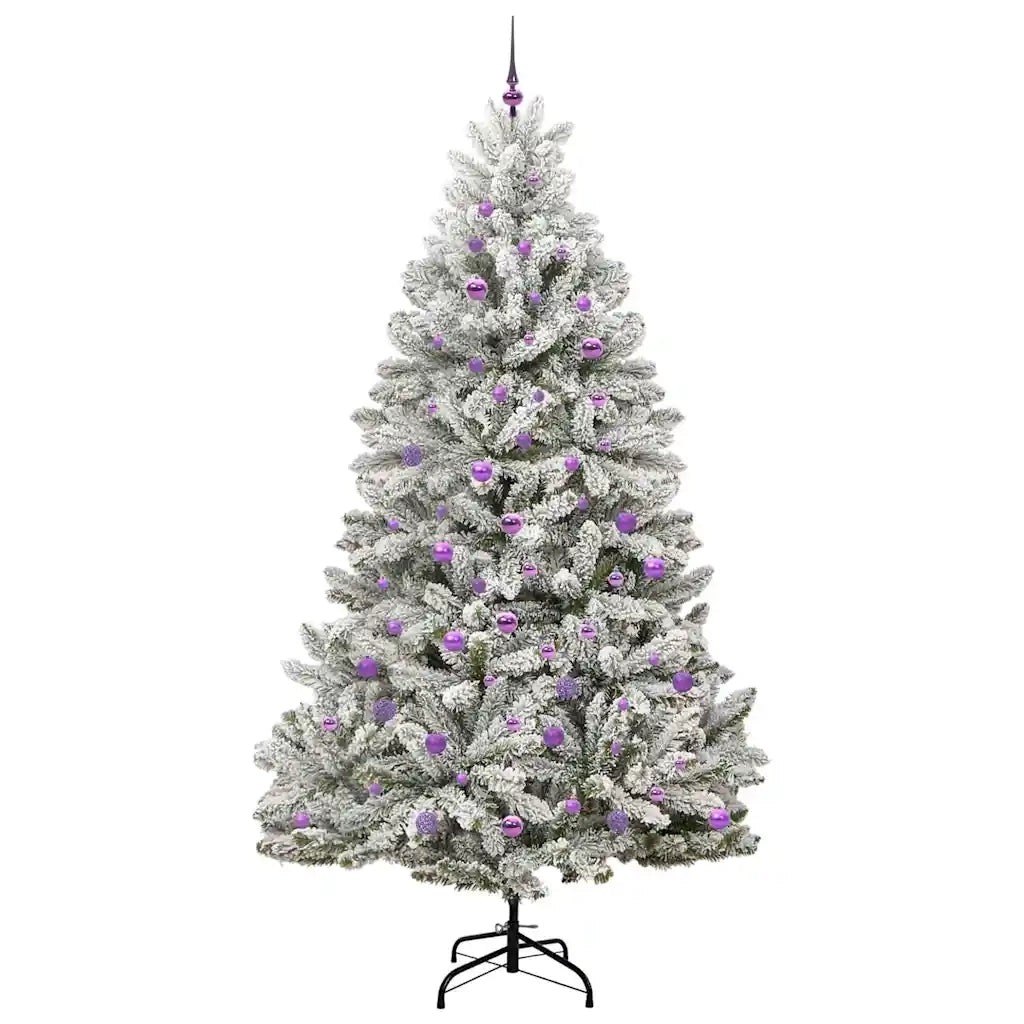 Albero di Natale | Decorazioni natalizie artificiale con 300 LED Verde e Bianco 240 cm