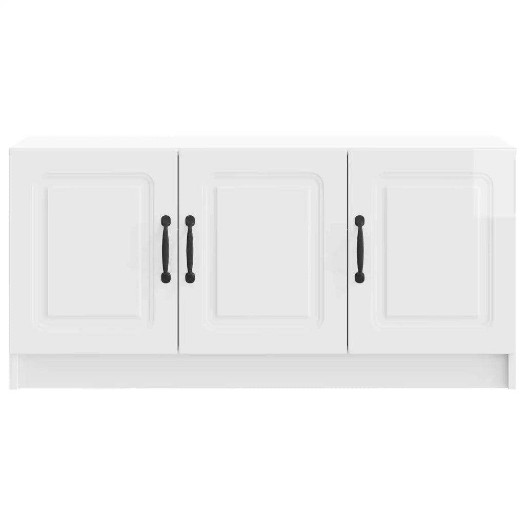 Mobile TV Bianco Lucido 99 x 34,5 x 47 cm Legno ingegnerizzato 895869