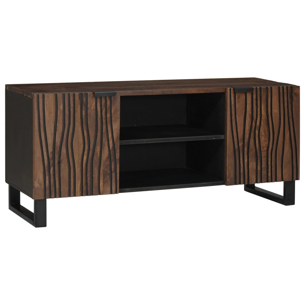 Mobile TV 105x33.5x46 cm Legno massello di mango