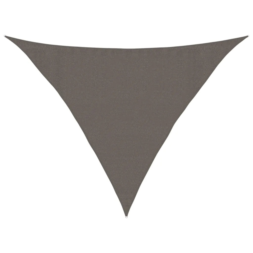Vela Parasole | Telo Ombra | Vela da ombra 160 g/m2 Antracite 3,5x3,5x4,9 m in HDPE