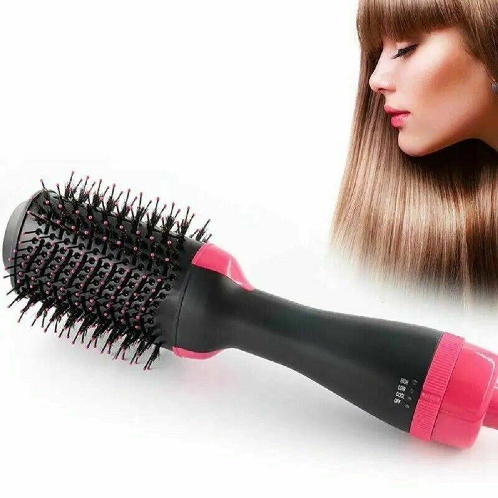 Trade Shop - Spazzola Con Phon Asciugacapelli Lisciante Professionale Per Capelli One Step -