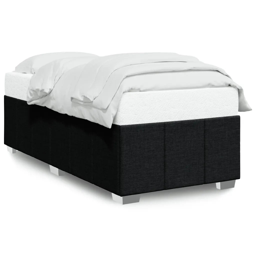 Giroletto senza Materasso Nero 80x200 cm Tessuto