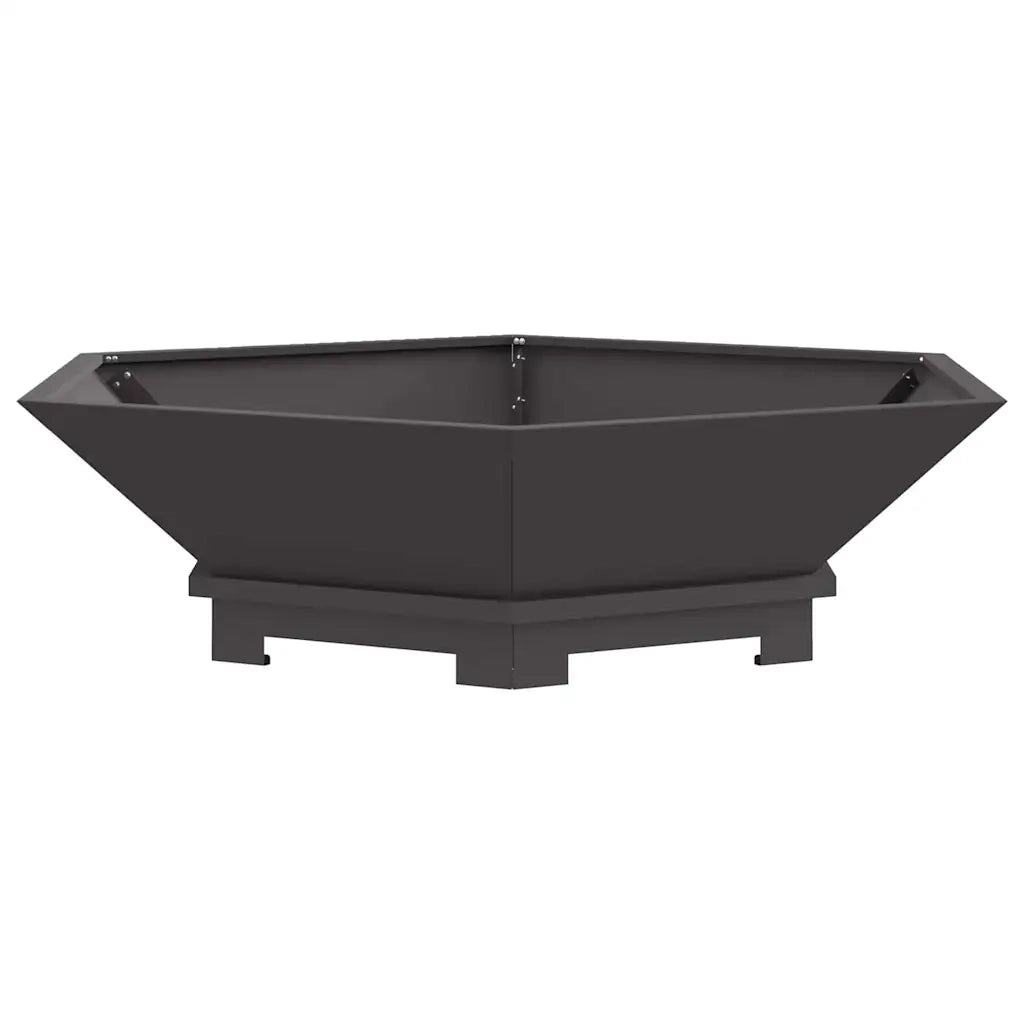 Focolare Nero 100 x 100 x 28 cm Acciaio CFW9784795