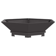 Focolare Nero 100 x 100 x 28 cm Acciaio CFW9784795