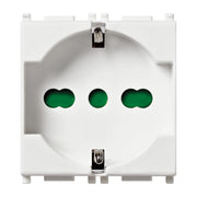 Presa universale vimar 14210 sicury 2p+t 16a 250v~ bianca