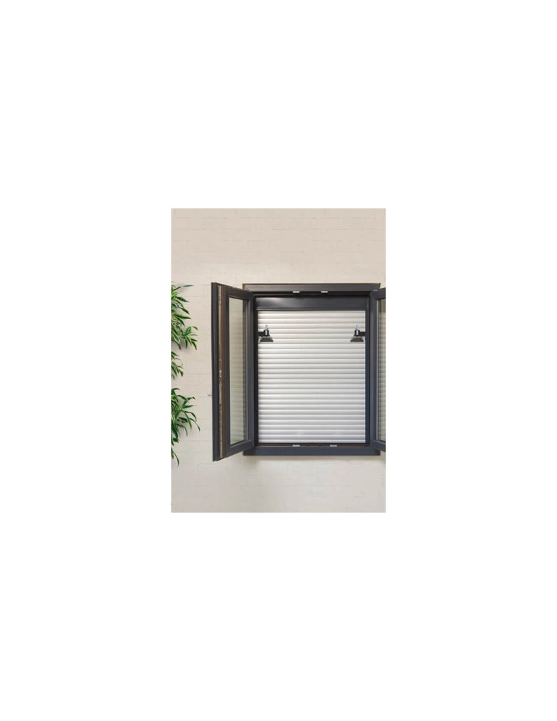 Blocco per tapparelle, saracinesche, antisollevamento, acciaio ino x, 67 x 71 mm, 2 pezzi – THIRARD