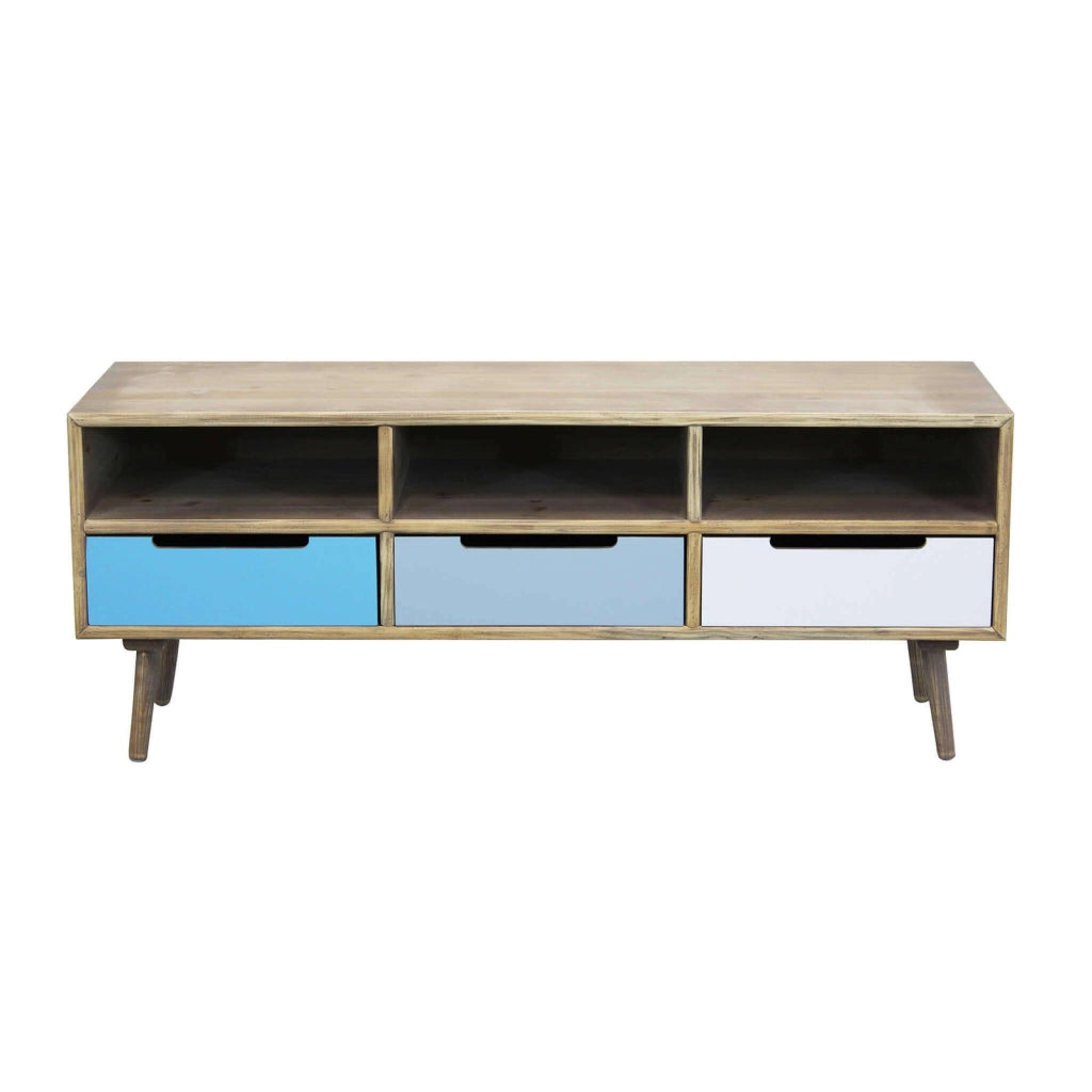 Porta tv colorato in MDF cm 120x35 5x29 5 - BROOKS