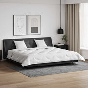 vidaXL Duvet Invernale 3 pcs Bianco 200 x 220 cm Microfibra