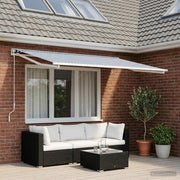 Telo di ricambio per tenda da sole Blu e Bianco 400 × 300 cm 3444183